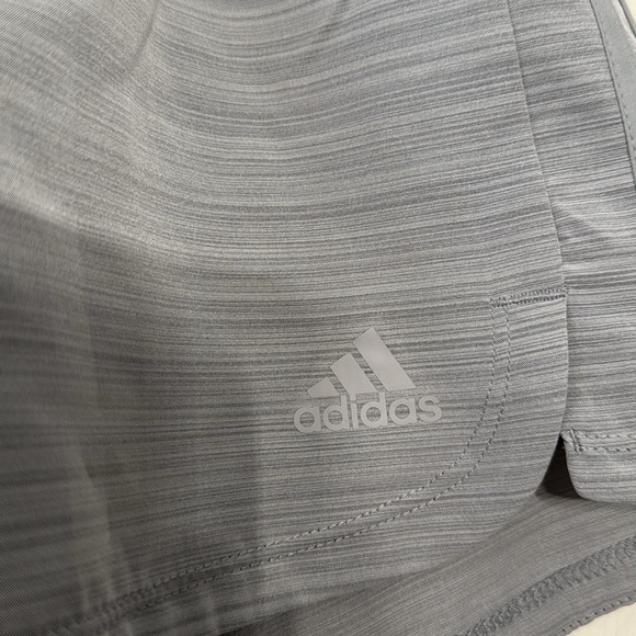 NWT Adidas Aeroready Pacer Running 3-Stripes MidRise 3" Inseam Short Hth Gray XL - Picture 7 of 14